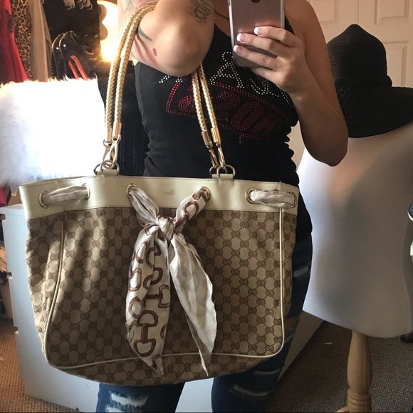 Gucci positano tote Clearance